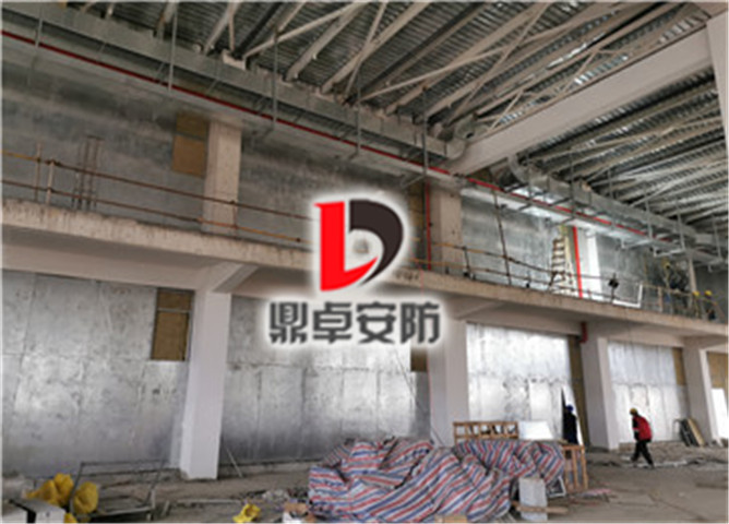 防爆墙施工现场