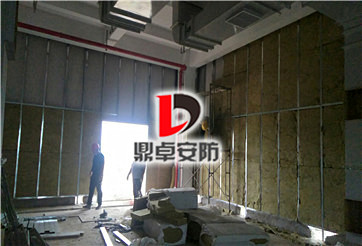 防爆墙施工现场